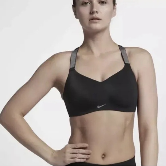 Nike Studio Light Support Strappy Athletic Sports Bra size XS EUC - Picture 4 of 15